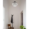 Elegant Lighting Mila 14 inch flush mount in black - 2 of 4