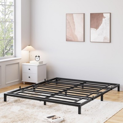 Metal Bed Frame, 14 Inch Tall Metal Bed Platform W/ Under Storage, No Box Spring Needed, Duty Sturdy Mattress Foundation, Easy to Assemble