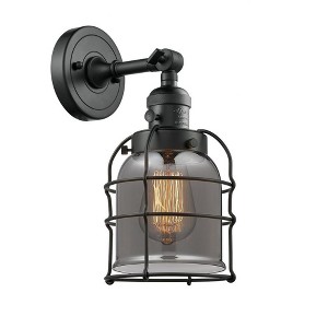 Bell Cage - 1 Light Wall Sconce In Traditional Style-12 Inches Tall and 6 Inches Wide - 1 of 1