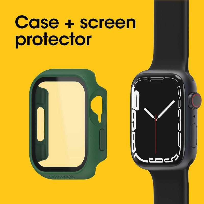 OtterBox Apple Watch Series 9/8/7 45mm Eclipse Bumper with Screen Protection Case - Get Your Greens, 3 of 6