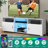 Hommpa 57" LED TV Stand for TVs Up to 65" with Storage Media Console Entertainment Center - 4 of 4