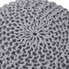 Round Pouf Foot Stool Ottoman by Sweet Home Collection - 4 of 4