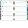 Global Printed Products Hardcover CY 2025 Fashion Planner - 5.5"x8" (Black Floral Pink) - 3 of 4