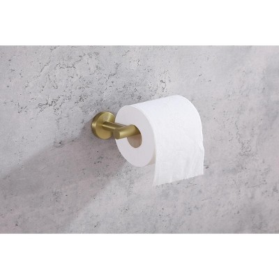 Freya Brushed Gold 4-Piece Stainless Steel Bathroom Hardware Set