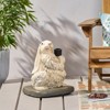 VisioGear Umbrella Stand, Patio Rabbit Shape Umbrella Base for Yard Poolside, White, 13.5"*13.5"*16" - 3 of 4