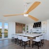TOBILI Hot sales 72 Inch Modern Ceiling Fan With 3 Color Dimmable 3 Solid Wood Blades - 2 of 4