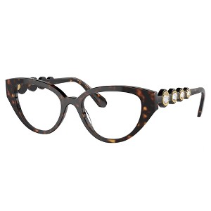 Swarovski SK 2024 1002 Womens Irregular Eyeglasses Dark Havana 50mm - 1 of 3