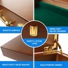 GSE 300pcs Wooden Poker Chip Case, Casino Chip Case with 3 Poker Chip Tray/Holder - 3 of 4
