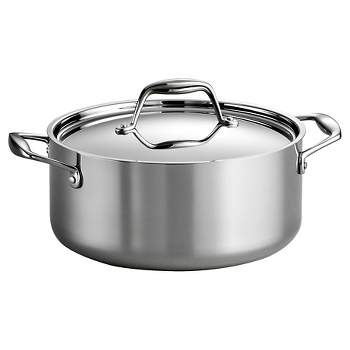 Frigidaire 5-Quart Stainless Steel Round Dutch Oven - 20339797