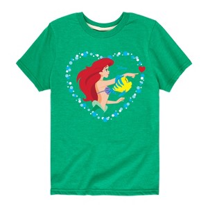 Girls' - Disney Princess - Ariel Short Sleeve Graphic T-Shirt - 1 of 4