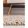 Unique Loom Braided Jute Assam Trellis Indoor Hand Made Fringe Area Rug - 4 of 4