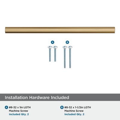 Champagne Bronze 7-9/16" Modern Bar Cabinet Pull