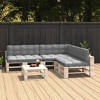 vidaXL Gray Pallet Sofa Cushions Set, Outdoor Garden Furniture Seat, Fabric, Quality Stitching, Indoor and Outdoor Use - 2 of 4