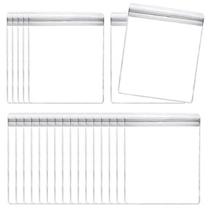 Unique Bargains Necklace Ring Earring Self Seal Clear Jewelry Storage Bags - 1 of 4