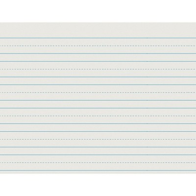 School Smart Skip-A-Line Ruled Writing Paper, 7/8 Inch Ruled Long Way, 11 x 8-1/2 Inches, 500 Sheets