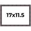 PosterPalooza | Slim Profile Brown Picture Frame - UV Acrylic, Backing Board, Hanging Hardware Included - 2 of 4
