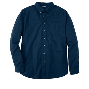 KingSize Long Sleeve Wrinkle Free Sport Shirt - 1 of 4