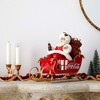 Kurt Adler Coca-Cola Santa in Sleigh Tabletop Christmas Decoration, 10" - image 4 of 4