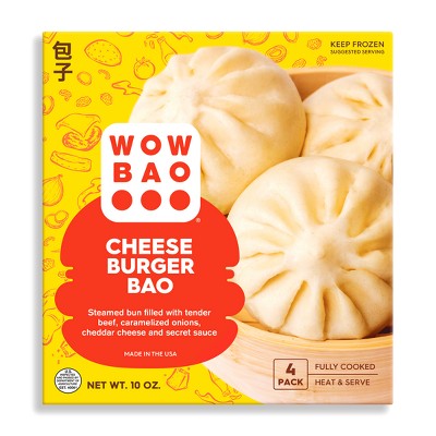 Wow Bao Frozen Cheeseburger - 4pk/10oz : Target