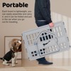 Dolonm 6 panels, foldable/movable plastic pet fence with door Lockable - 3 of 4
