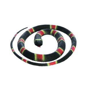 Aurora Toys X-Large Coiled Coral Snake Habitat Timeless Toy Black & Red 48" - 1 of 4