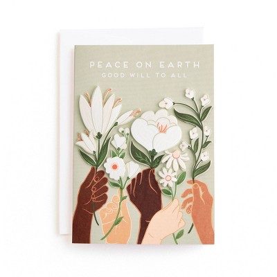 10ct Minted Peace Holiday Boxed Cards