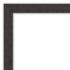 30" x 30" Non-Beveled Rustic Plank Espresso Narrow Wall Mirror - Amanti Art: Square Frame, Polystyrene Material, Wall Mounted - 3 of 4