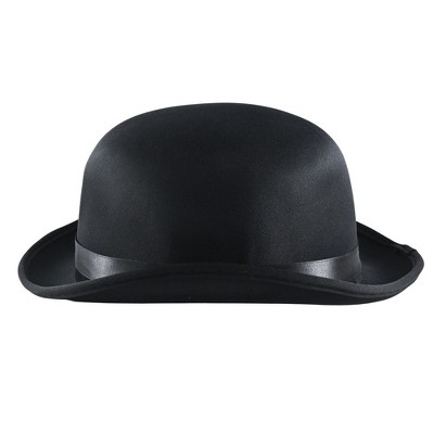 Black bowler store hat costume