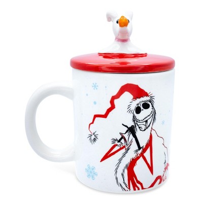 Silver Buffalo Disney The Nightmare Before Christmas Scary Citizens Ceramic  Soup Mug With Lid : Target