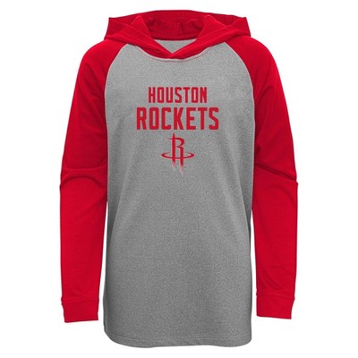 New Era Houston Rockets NBA Grey Pullover Hoody Sweatshirt
