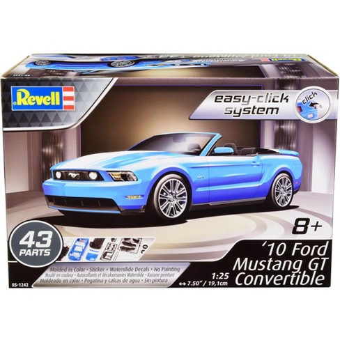 Level 2 Easy-click 2010 Ford Mustang Gt Convertible Blue 1/25