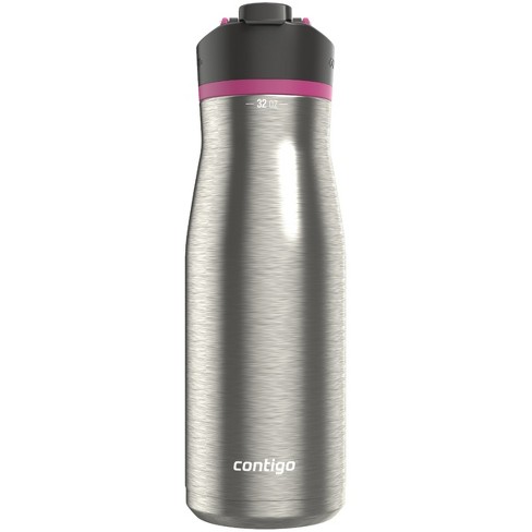Contigo Cortland Chill 2.0 Stainless Steel Vacuum-Insulated Water Bottle  with Spill-Proof Lid, Keeps Drinks Hot or Cold for Hours with  Interchangeable Lid, 24oz 2-Pack, Juniper & Dragonfruit 24oz 2-Pack Juniper  & Dragonfruit
