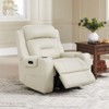 Spruce & Spring Power Genuine Leather Recliner Chair Lay Flat Recliner - 3 of 3