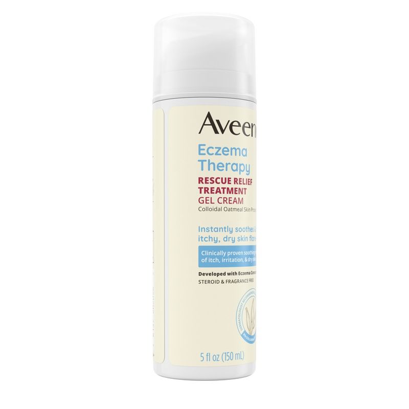 Aveeno Eczema Therapy Rescue Relief Treatment Body Gel Cream - 5 fl oz, 3 of 11