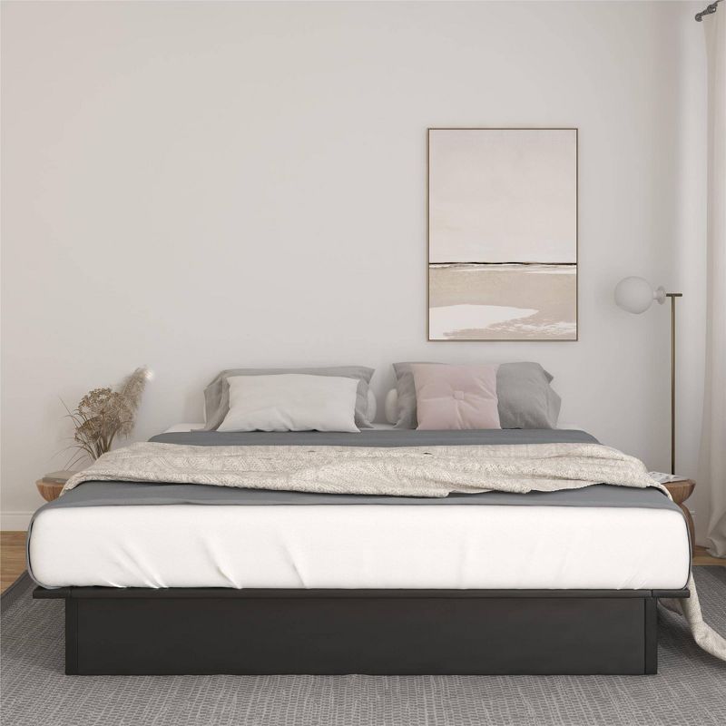 King Milania Faux Leather Upholstered Platform Bed - Room & Joy, 6 of 7