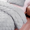 Evo Bytes Down Alternative Quilted Oversized 3 Piece Comforter Set - 4 of 4