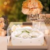 Acrylic Cake Stand with Dome | Elegant Serving Trays with Clear Lid | Perfect Cake Cover Loaf Cake & Dessert Log for Wedding & Kitchen - Elavain - 4 of 4
