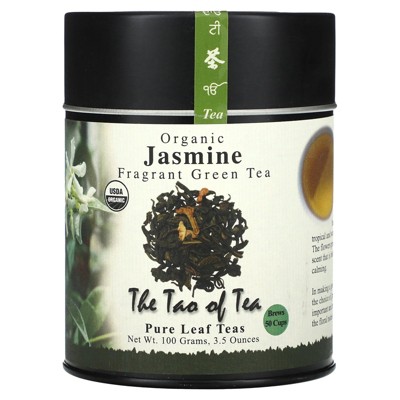 The Tao of Tea Organic Fragrant Green Tea, Jasmine , 3.5 oz (100 g)