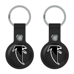 Keyscaper NFL NFC Historic Teams Insignia Black Airtag Holder 2-Pack - 1 of 4