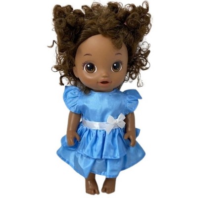 Doll Clothes Superstore Blue Ruffles Dress Fits Some Baby Alive And Little Baby Dolls