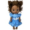 Doll Clothes Superstore Blue Ruffles Dress Fits Some Baby Alive And Little Baby Dolls - 2 of 3