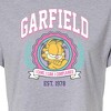 Women's - Garfield - Collegiate Cropped Graphic T-Shirt - 2 of 4