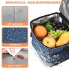 Tirrinia Insulated Small Lunch Bag with Adjustable Shoulder Strap, Leakproof Reusable Lunch Cooler Bag, Portable Lunch Boxs for Back-To-School - 4 of 4