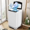 KRISRATE 17.8Lbs Portable Washing Machine, 2.4 Cu.ft Full Automatic Portable Washer with 10 Programs 8 Water Levels, Drain Pump, Glass Top Lid - 2 of 4
