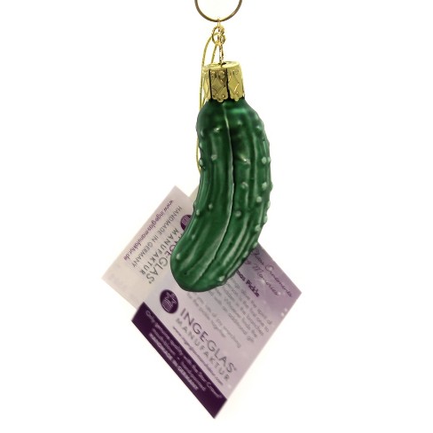 Inge Glas 2.75 Gurke Legend Of Pickle Gift Giving Game - Tree Ornaments :  Target