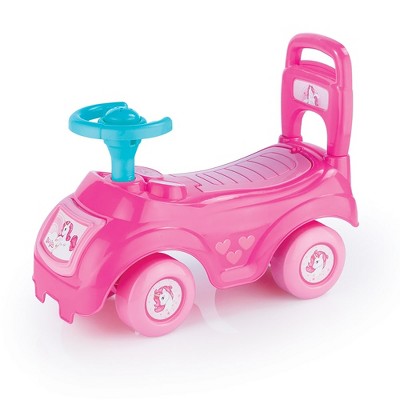 Pink Unicorn Kids Ride-On Vehicle with Sound Effects