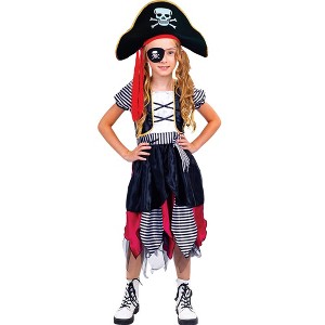 Dress Up America Pirate Costume for Girls - 1 of 3