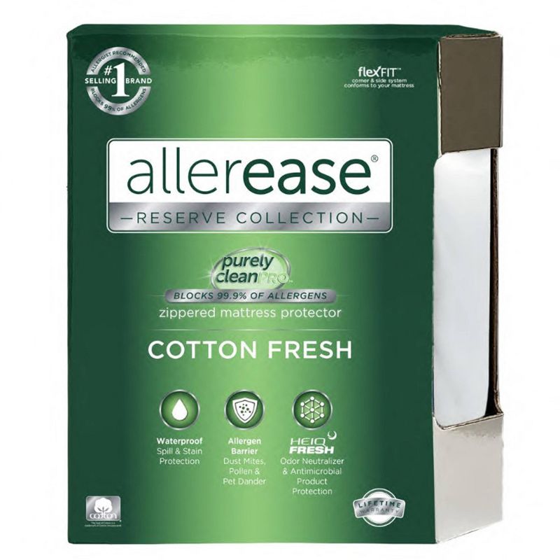 Cotton Fresh Mattress Protector - AllerEase, 1 of 7