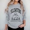 Simply Sage Market Women's Graphic Sweatshirt Yellowstone National Park Mountain - 2 of 4