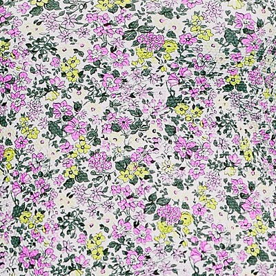 white multi ditsy floral